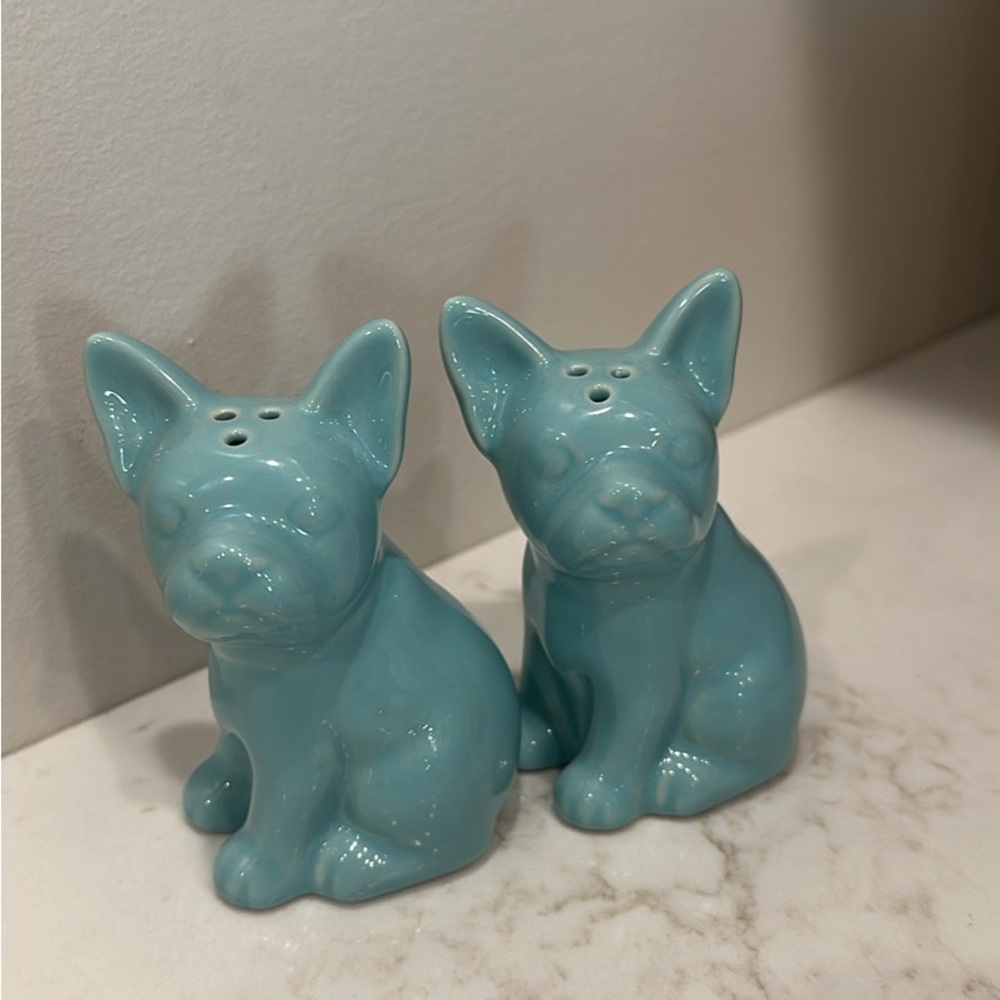 Target Blue Dog Salt and Pepper Shakers